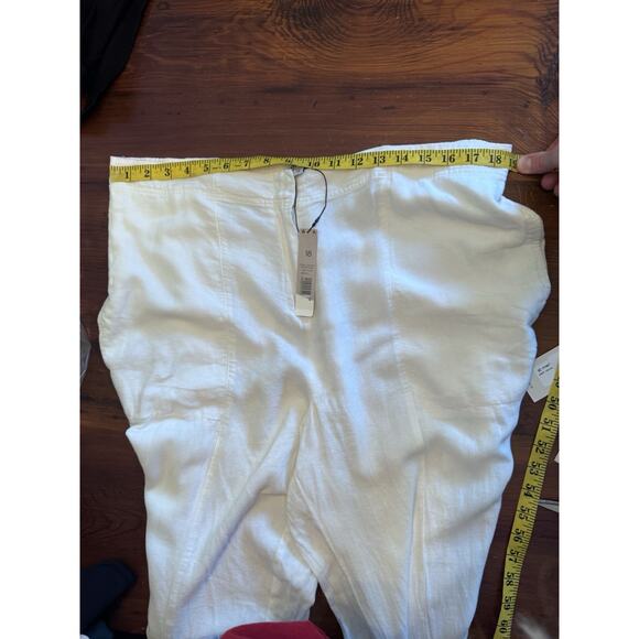 NIC+ZOE Paper White Rumba Park Wide-Leg Ankle Pant Size 18 NWT - Picture 15 of 16